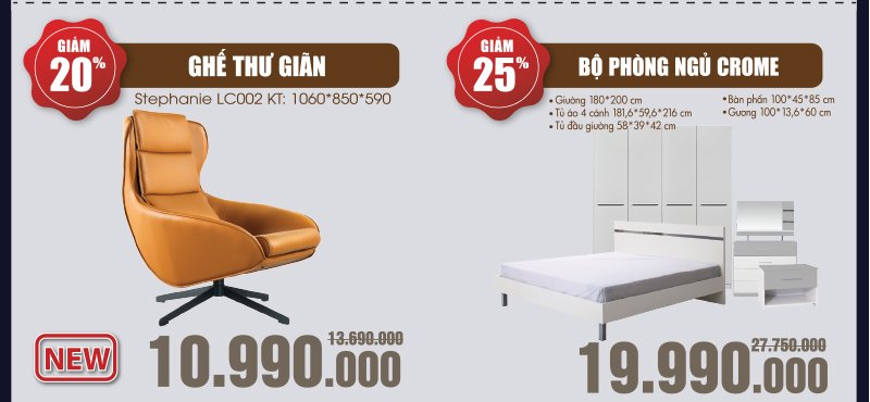 Nội thất nhập khẩu - Tất cả đều rẻ hơn tại GoldenMart
