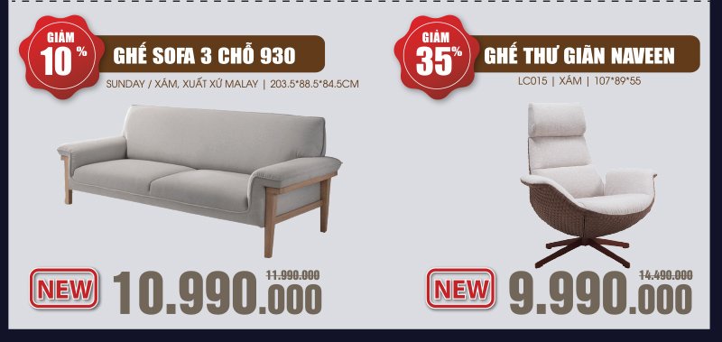 Nội thất nhập khẩu - Tất cả đều rẻ hơn tại GoldenMart