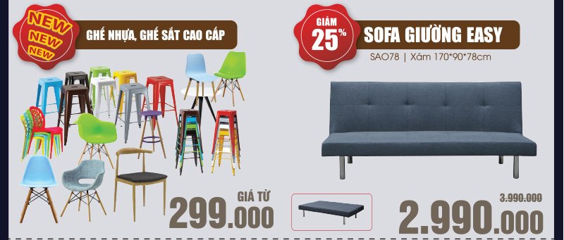 Nội thất nhập khẩu - Tất cả đều rẻ hơn tại GoldenMart